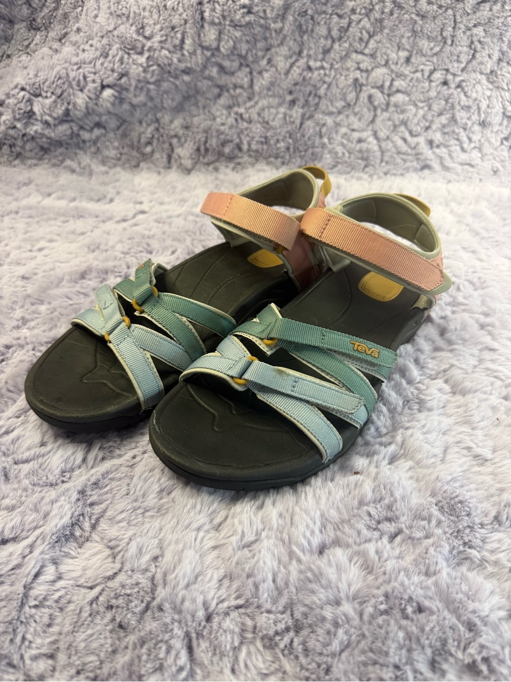 Teva Tirra Sandal - Light Blue, Green & Pink | 9